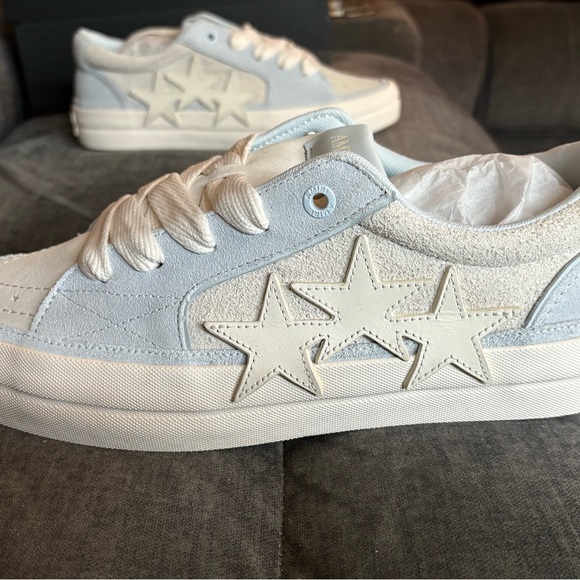 ****AMIRI**** Sunset Skate Low Women's Sneakers Alabaster Blue, Sz 46. Brand New - Picture 4 of 7